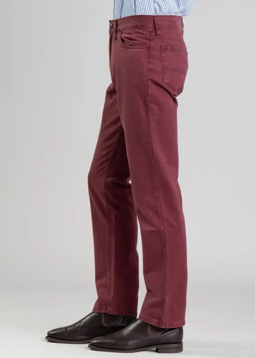 Eco Landye Twill Jeans - Mulberry