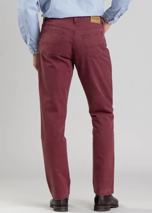 Eco Landye Twill Jeans - Mulberry