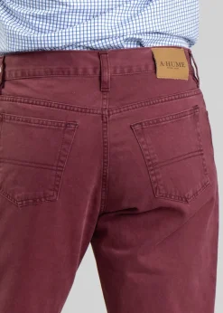 Eco Landye Twill Jeans - Mulberry