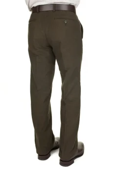 Epsom Moleskin Trousers - Olive