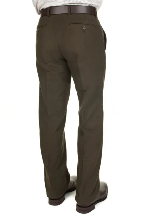 Epsom Moleskin Trousers - Olive