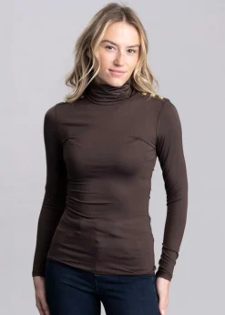 Essential Roll Neck - Coffee