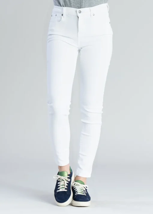 Essential Slim Trousers - White