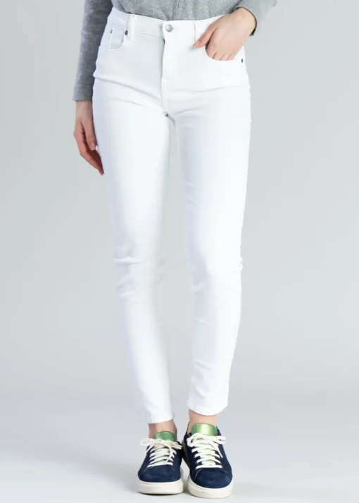 Essential Slim Trousers - White
