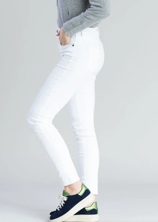 Essential Slim Trousers - White
