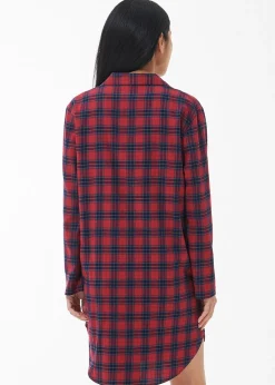 Etta Nightshirt - Small Red Tartan