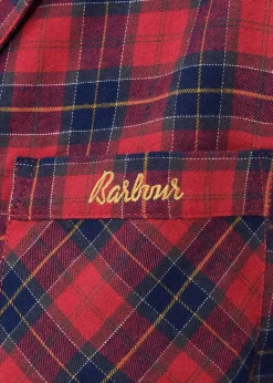 Etta Nightshirt - Small Red Tartan