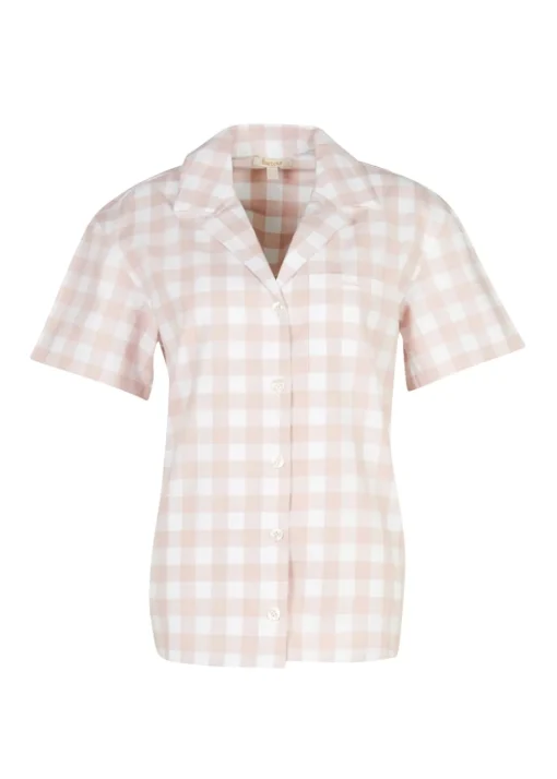 Etta Pyjama Set - Light Pink Gingham