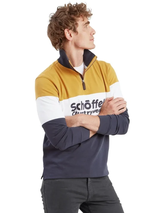 Exeter Heritage Quarter Zip - Mustard