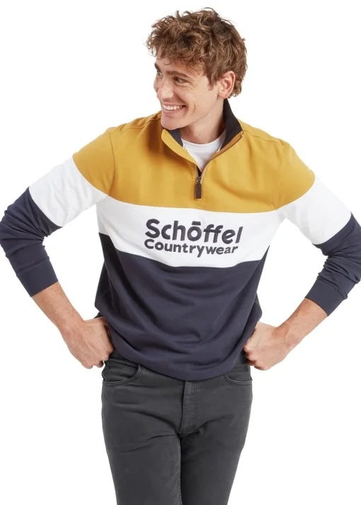 Exeter Heritage Quarter Zip - Mustard