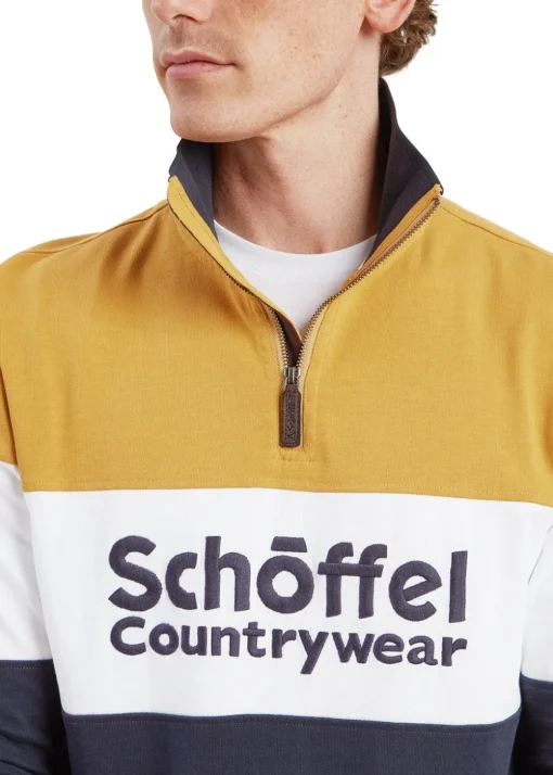 Exeter Heritage Quarter Zip - Mustard