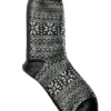 Fairisle Cashmere Socks - Flannel