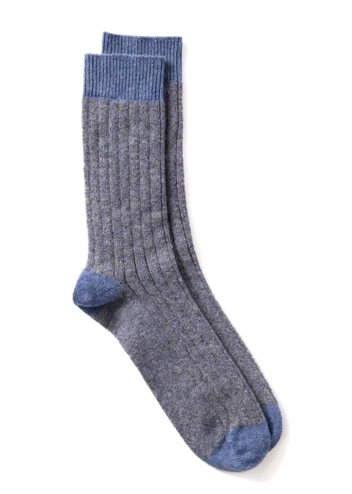 Felix Chevron Cashmere Socks