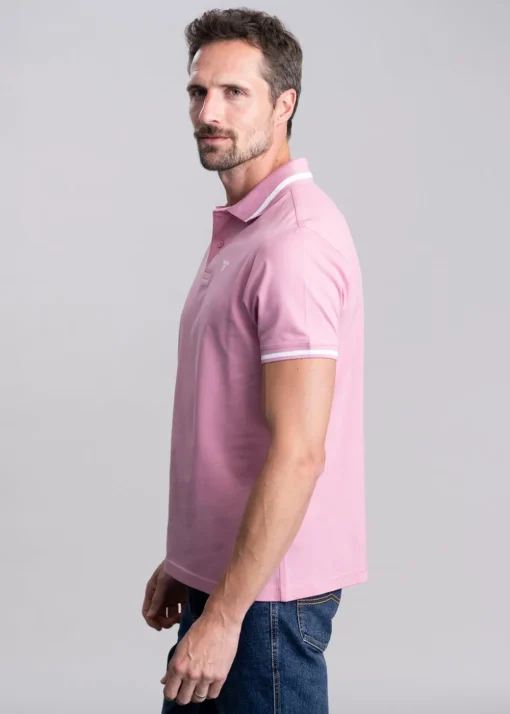 Ferrybridge Tailored Polo Shirt - True Pink