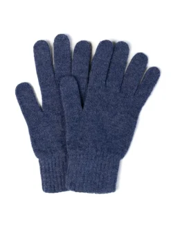 Finn Lambswool Gloves - Denim