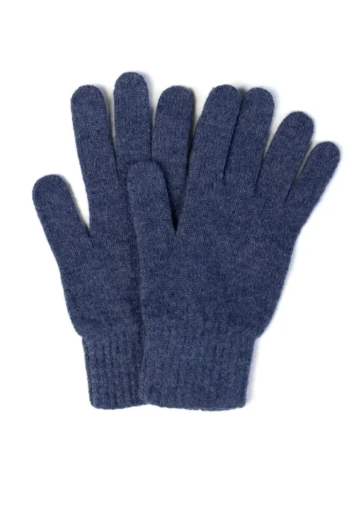 Finn Lambswool Gloves - Denim