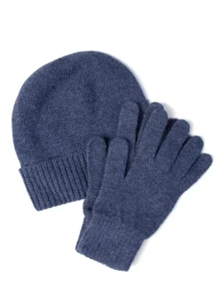 Finn Lambswool Gloves - Denim