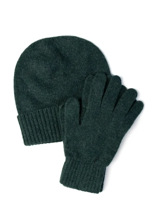 Finn Lambswool Gloves - Hunter