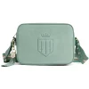 Finsbury Cross Body Bag - Mint Suede