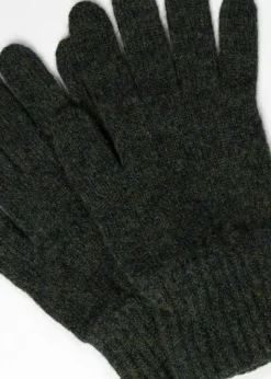 Fliss Lambswool Gloves - Pine