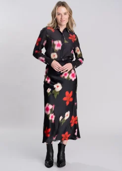 Floral Cotton Silk Shirt