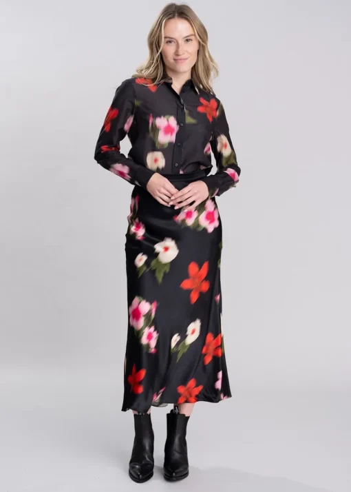 Floral Cotton Silk Shirt