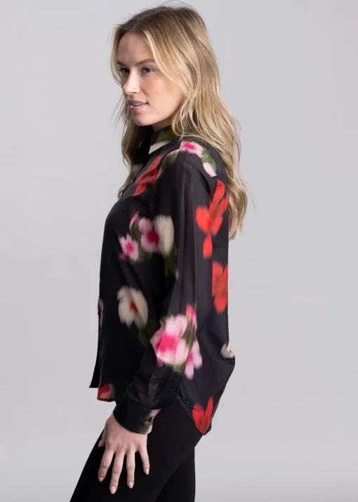 Floral Cotton Silk Shirt