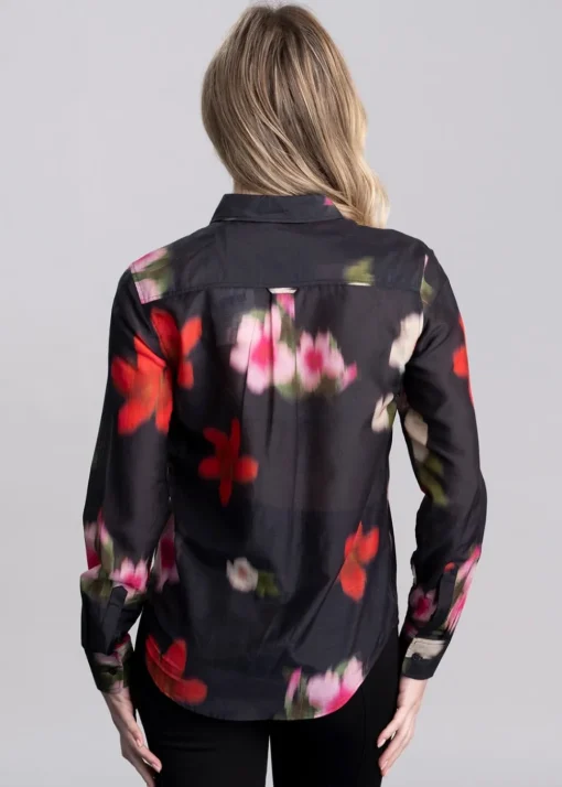 Floral Cotton Silk Shirt