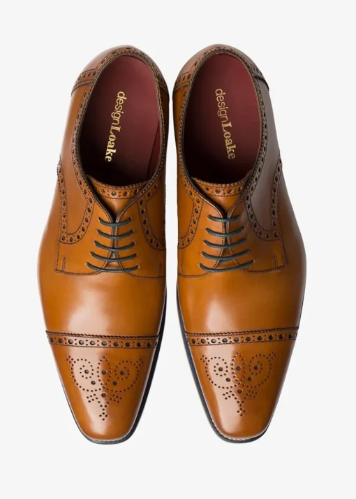 Foley Derby Brogues - Tan