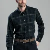 Fortrose Tailored Tartan Shirt - Green Loch