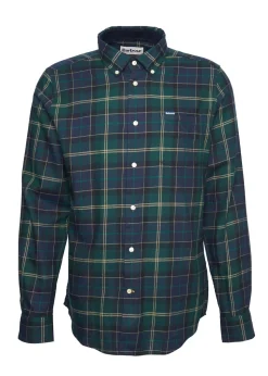 Fortrose Tailored Tartan Shirt - Green Loch