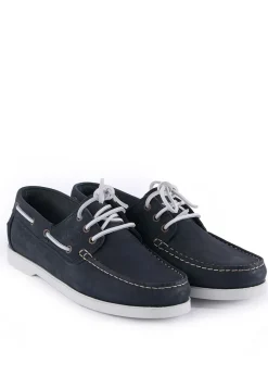 Galion Nubuck Homme Deck Shoes - Navy