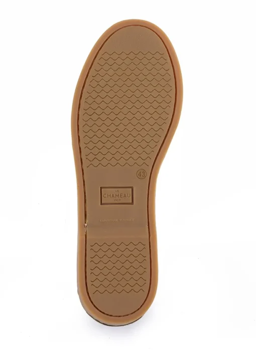 Galion Nubuck Homme Deck Shoes - Vert Chameau