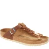 Gizeh Braided Sandals - Cognac