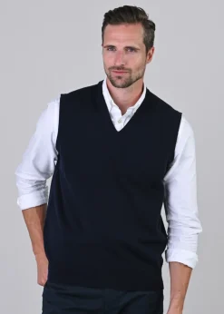 Gordon 1 Ply Geelong Slipover - Navy