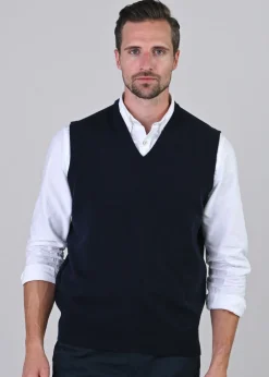 Gordon 1 Ply Geelong Slipover - Navy
