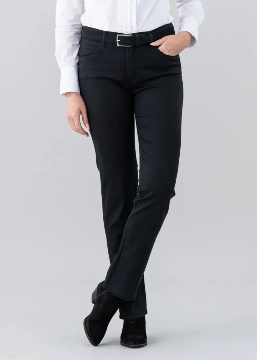 Guapa Straight Leg Jeans - Black