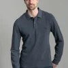 Gunn Long Sleeved Polo - Marine