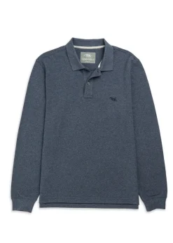 Gunn Long Sleeved Polo - Marine