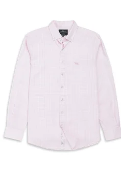 Gunn Oxford Checked Shirt - Rosewater