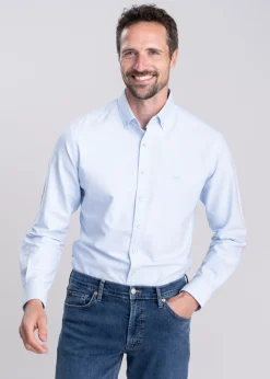 Gunn Oxford Shirt - Powder Blue