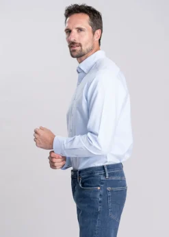 Gunn Oxford Shirt - Powder Blue