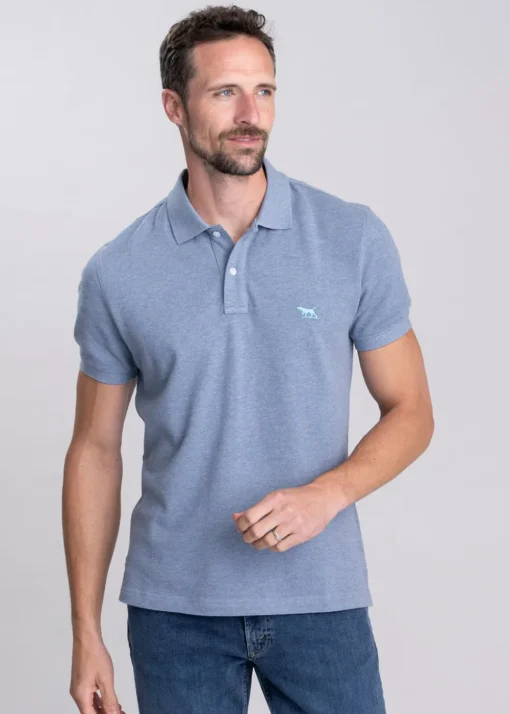 Gunn Polo - Steel Blue
