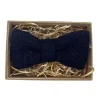 Harris Tweed Bow Tie - Navy