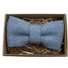 Harris Tweed Bow Tie - Pale Blue