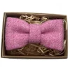 Harris Tweed Bow Tie - Pale Pink
