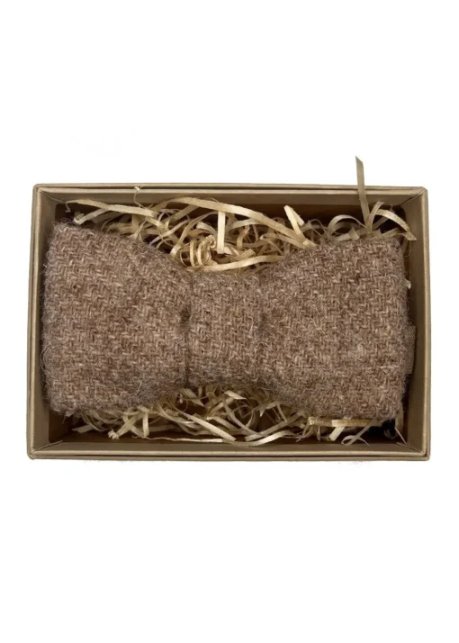 Harris Tweed Bow Tie - Oatmeal
