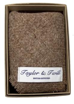 Harris Tweed Pocket Square - Oatmeal