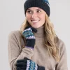 Hattie Lambswool Gloves - Smoke