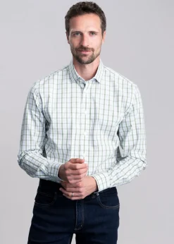 Hebden Classic Shirt - Green and Blue